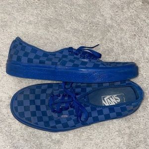 Vans checkered shoe